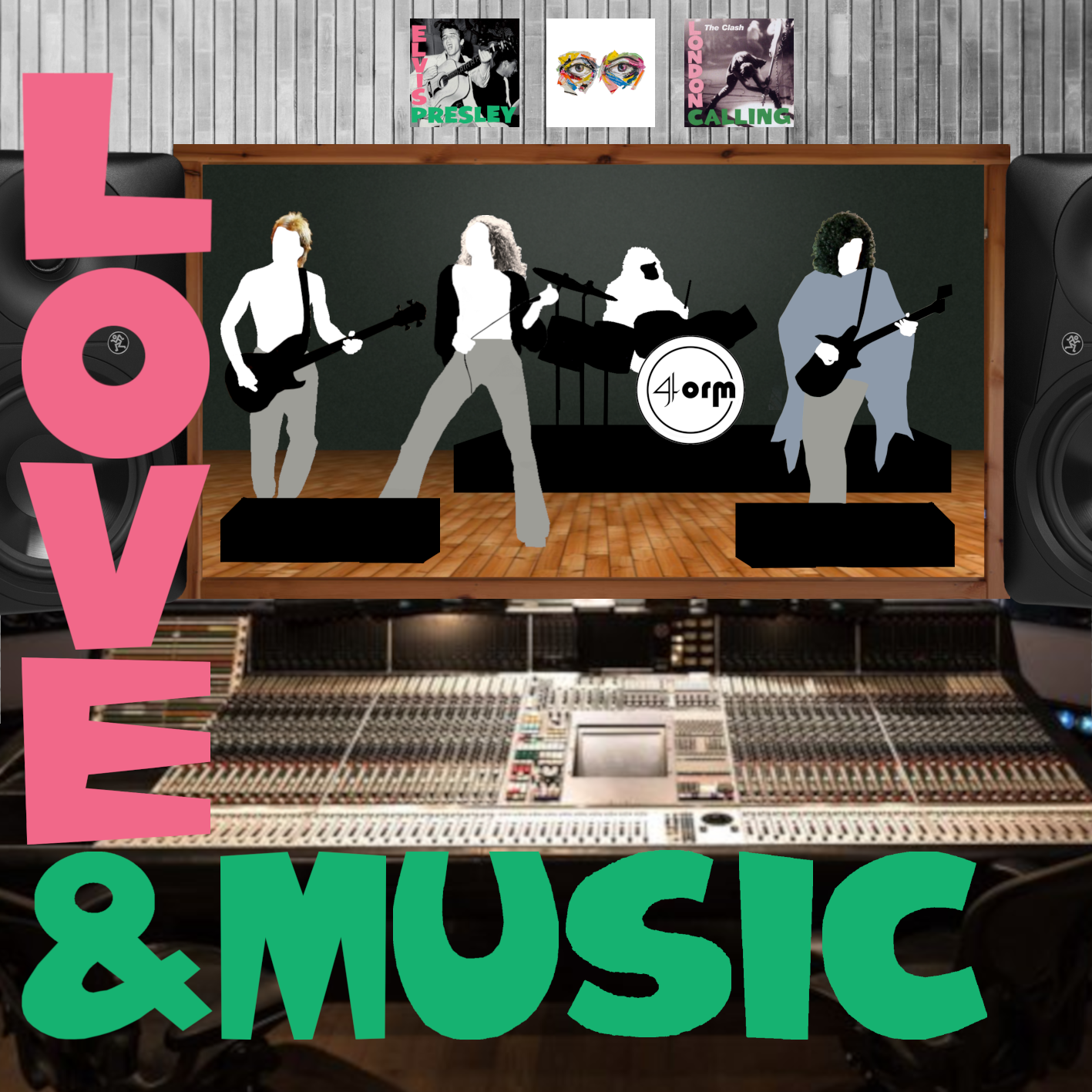 Love & Music Cover 12x12